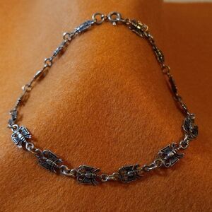 Silver Butterfly Bracelet/Anklet 